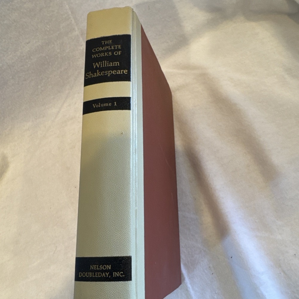 The Complete Works Of William Shakespeare Vol. 1 Nelson Doubleday Vintage Good
